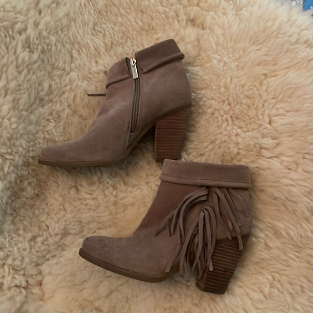 Jessica Simpson suede booties